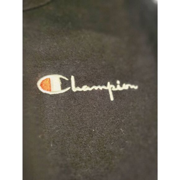 Women's Champion embroidered top ls black size small - Picture 3 of 6